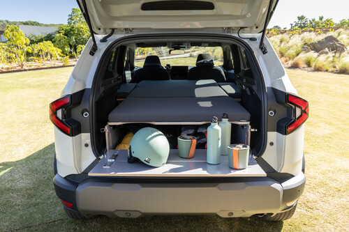 Dacia Duster with &quot;Sleep Pack&quot;.