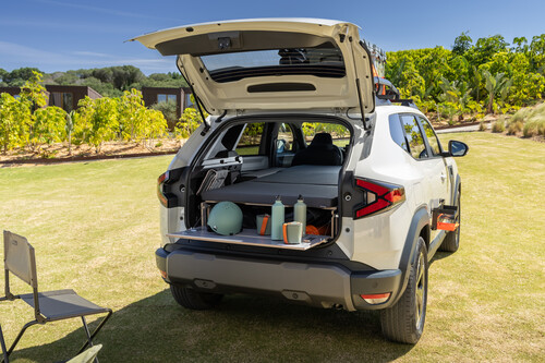 Dacia Duster with &quot;Sleep Pack&quot;.