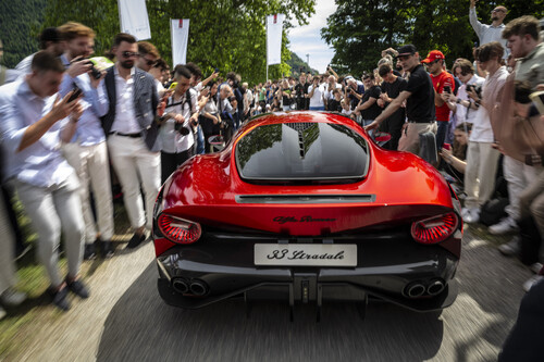 Received the &quot;Design Award for Concept Cars &amp; Prototypes&quot; at the Concorso d&#039;Eleganza Villa d&#039;Este 2024: Alfa Romeo 33 Stradale.