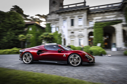 Received the &quot;Design Award for Concept Cars &amp; Prototypes&quot; at the Concorso d&#039;Eleganza Villa d&#039;Este 2024: Alfa Romeo 33 Stradale.