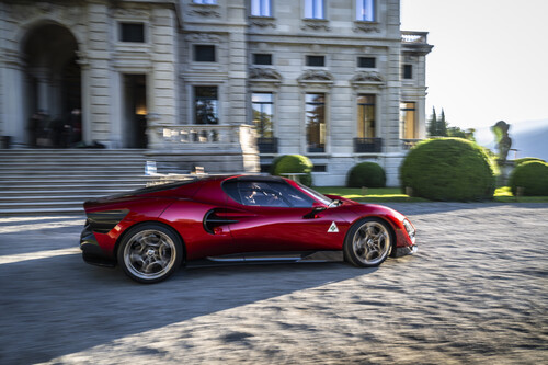 Received the &quot;Design Award for Concept Cars &amp; Prototypes&quot; at the Concorso d&#039;Eleganza Villa d&#039;Este 2024: Alfa Romeo 33 Stradale.