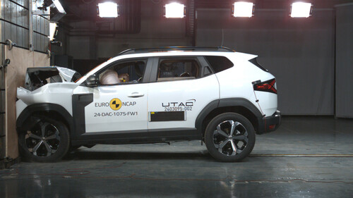 Euro NCAP crash test: Dacia Duster.