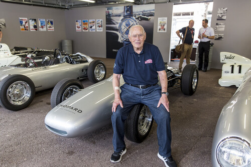 Herbert Linge, former Porsche racing driver and Operations Manager of the Weissach Development Center.