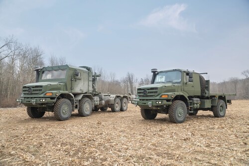 Mercedes-Benz Zetros 4x4 and 8x8 for the Canadian Army.