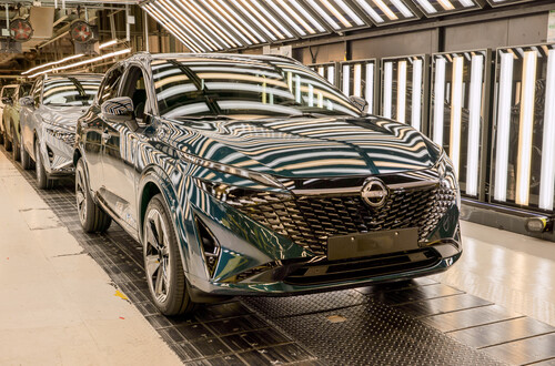 Nissan Qashqai production in Sunderland.