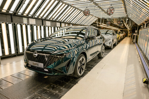 Nissan Qashqai production in Sunderland.