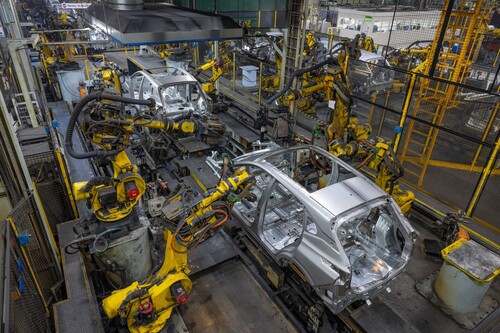 Nissan Qashqai production in Sunderland.